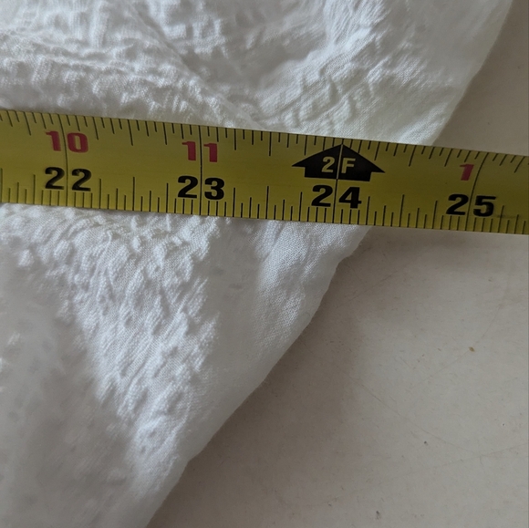 J Jill Dress Womens 2X Lagenlook Coastal Boho Tiered Ruffle Puff Sleeve Cottage - Picture 8 of 15